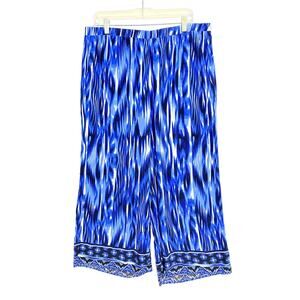 Black Label by Chico's Stippled Palazzo Pants Womens Size 3 U.S. XL 16 Stretch